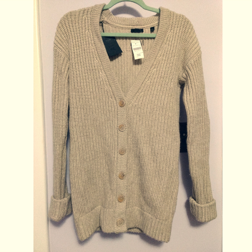 NWT Wool Cashmere ATM Cardigan